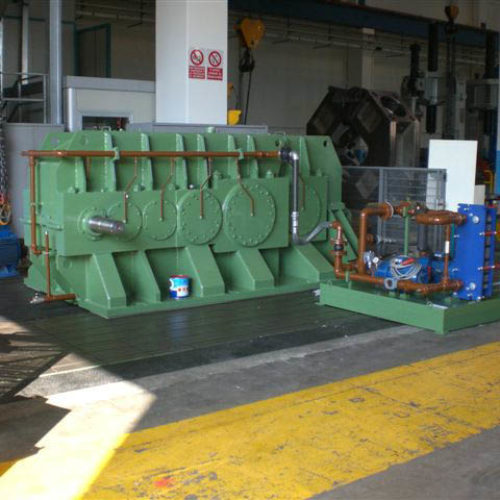 Gear drives for cement industry.