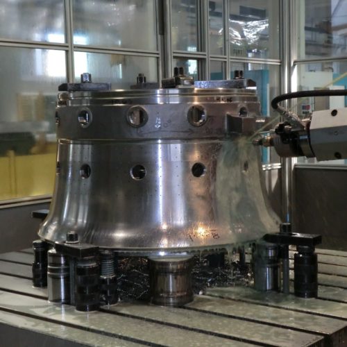 Third party mechanical machining on a flame tube for a gas turbine