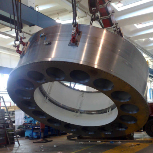 Cutterhead supports for tunnels boring machinery head (TBM).