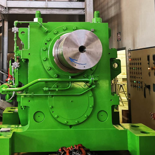 Construction of pinion stand drive for hot rolling mill
