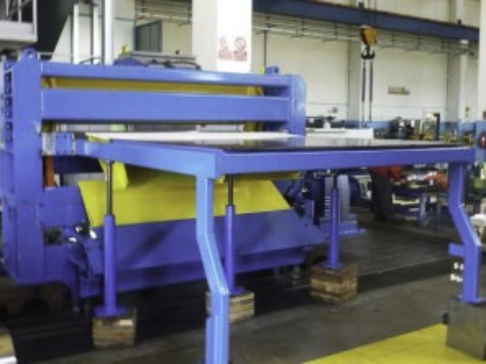 Construction of Steel sheet shears Galbiati Group