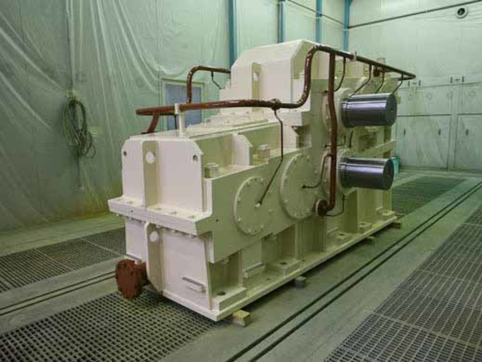 Twin Drive-Getriebe eines Walzgerüsts für Kupferlegierungen
